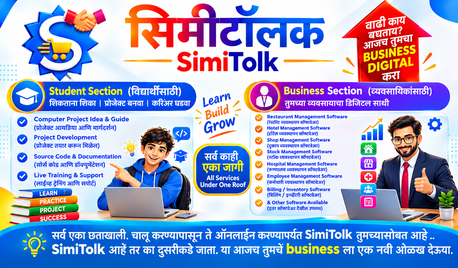 SimiTolk Learn Build Grow banner